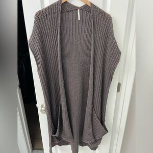 Free People long knit vest